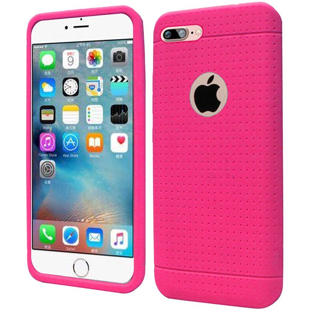 Apple iPhone 8 -  Silicone Case, Hot Pink