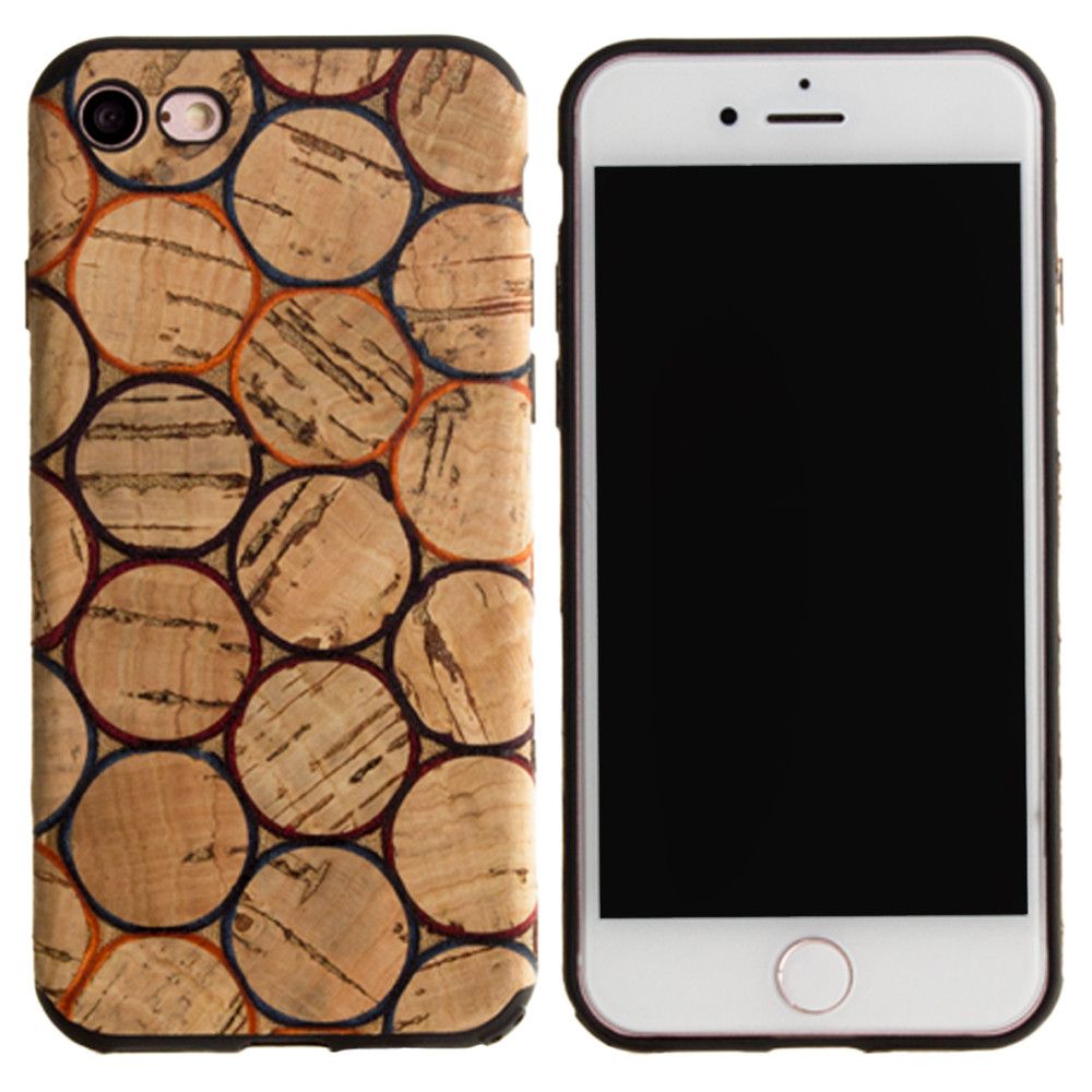 Apple iPhone 8 -  Ultra Slim Cork Design TPU Case, Multi-Color