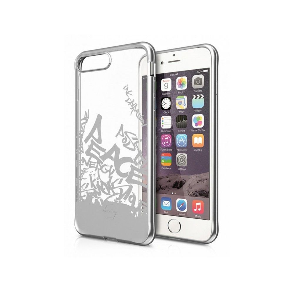 Apple iPhone 7 - Original ITSKINS Street Art Phone Case, Silver