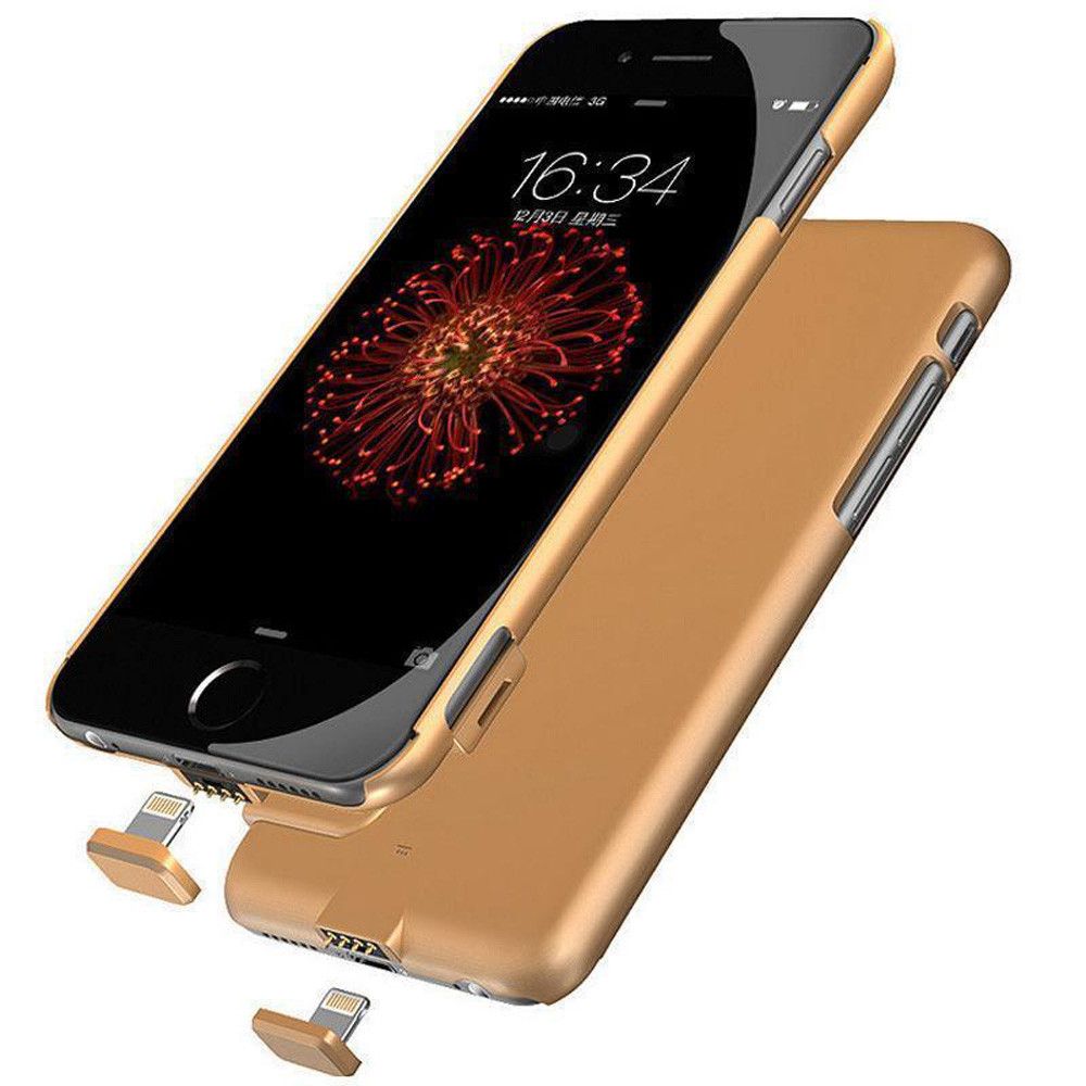 Apple iPhone 7 - Ultra Slim External Battery Backup Power Case 1500mah, Gold