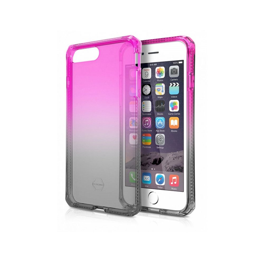 Apple iPhone 7 - Original ITSKINS Spectrum Ombre Phone Case, Pink/Black