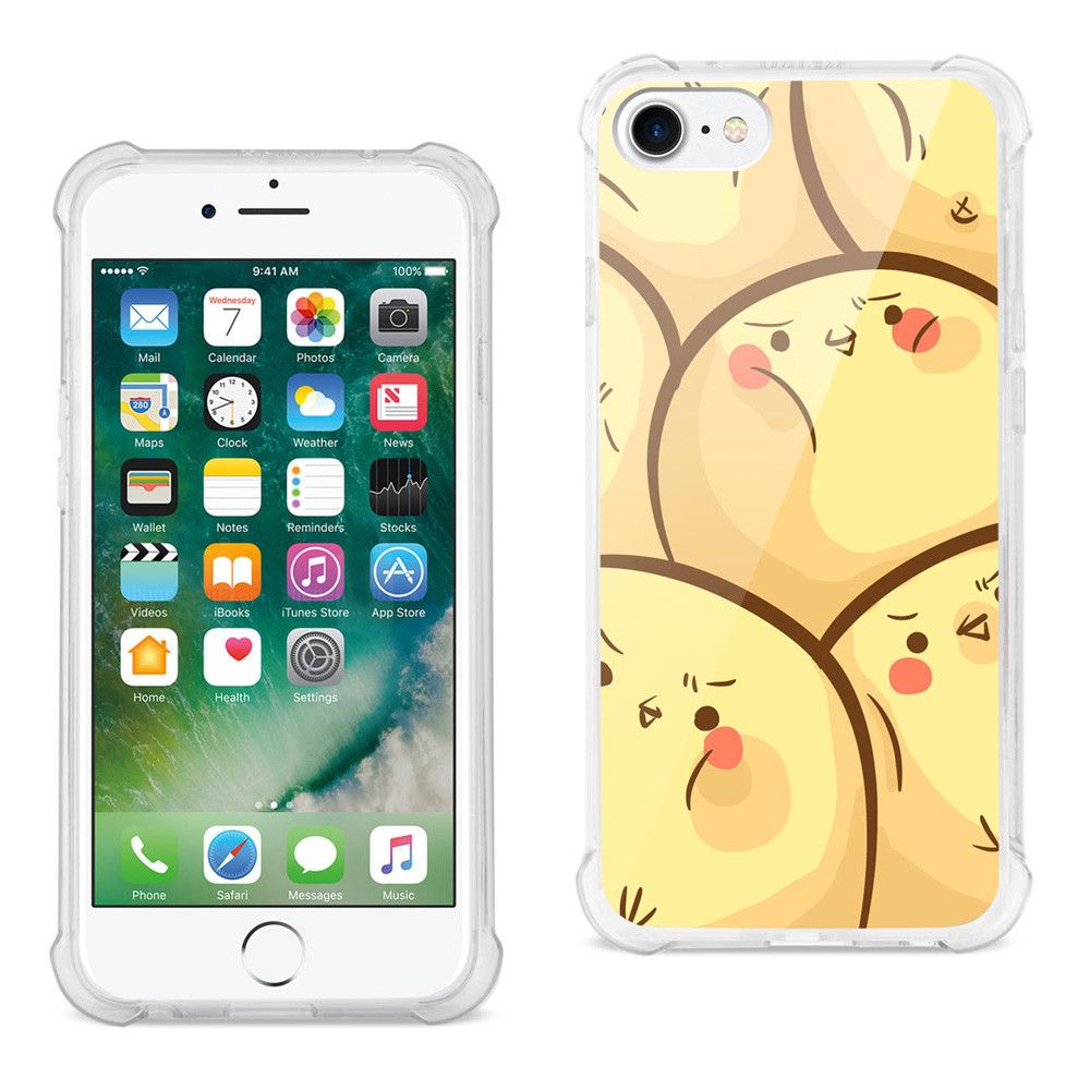 Apple iPhone 7 - Chick Overload Design TPU Case with Air Cushion, Yellow