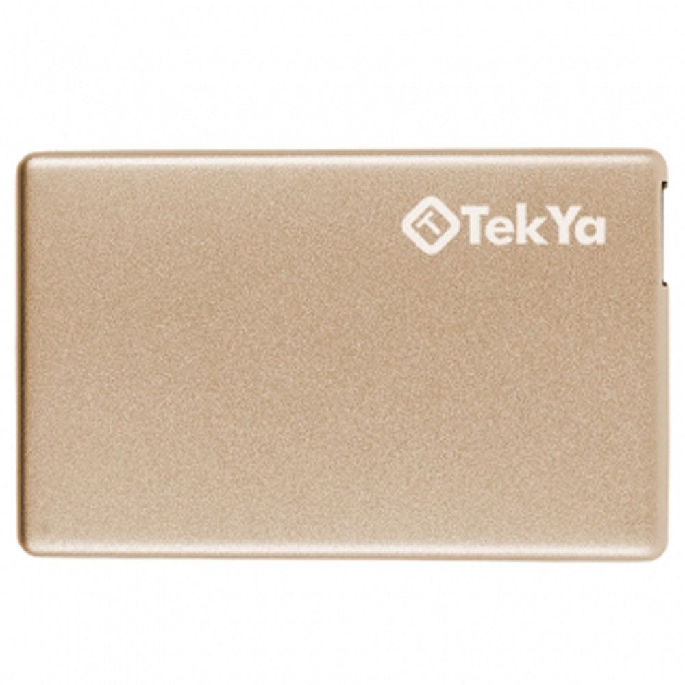 Apple iPhone 7 -  TEKYA Power Pocket Portable Battery Pack 2300 mAh, Gold