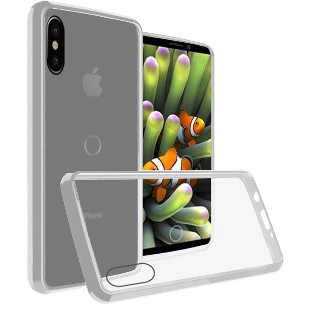 Apple iPhone X -  Slim Bumper Transparent TPU Case, Clear