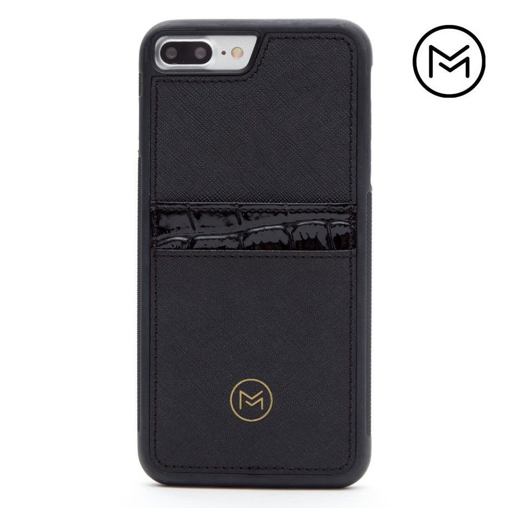 Apple iPhone 7/8 Plus - Limited Edition Mobovida Acacia Card Case, Jet Black