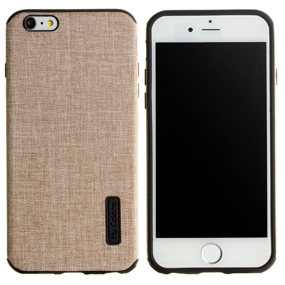 Apple iPhone 6/6s - Ultra Slim Fabric design case, Khaki