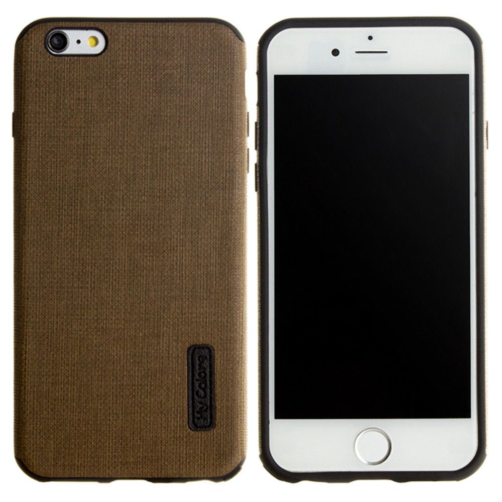 Apple iPhone 6/6s - Ultra Slim Fabric design case, Olive