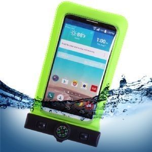 Apple iPhone 6 Plus -  Splash Guardz Waterproof Case with Lanyard, Lime Green