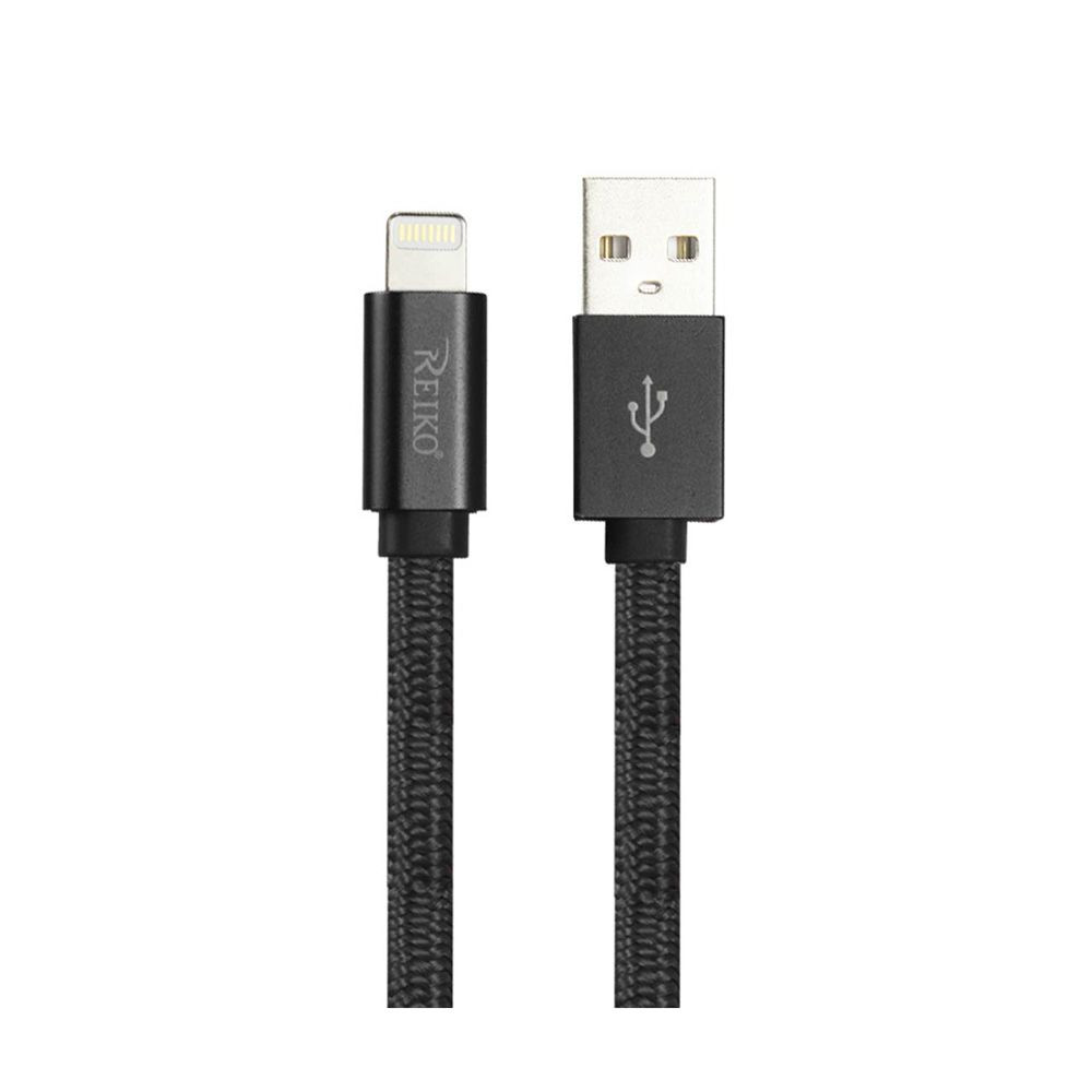 Apple iPhone 6 Plus -  Apple MFI Certified Braided 3ft Lightning USB Cable Sync and Charge Cable, Black