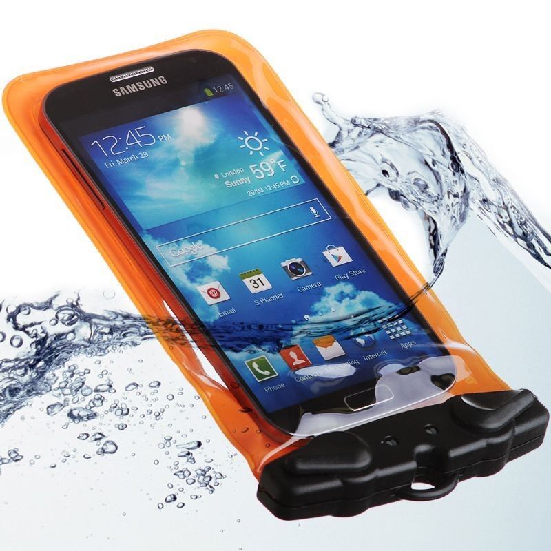 Apple iPhone 6s -  Splash Guardz Waterproof Case with Lanyard, Orange