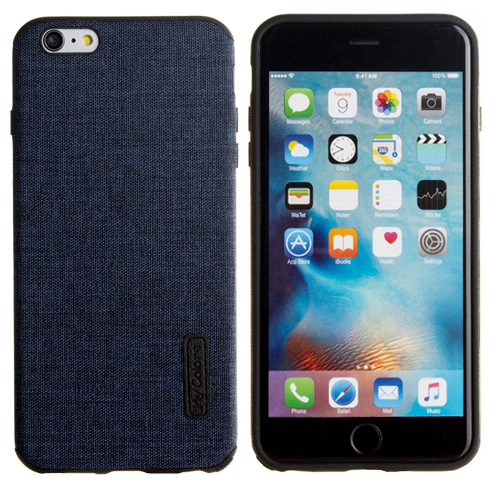 Apple iPhone 6s Plus -  Ultra Slim Fabric design case, Navy Blue